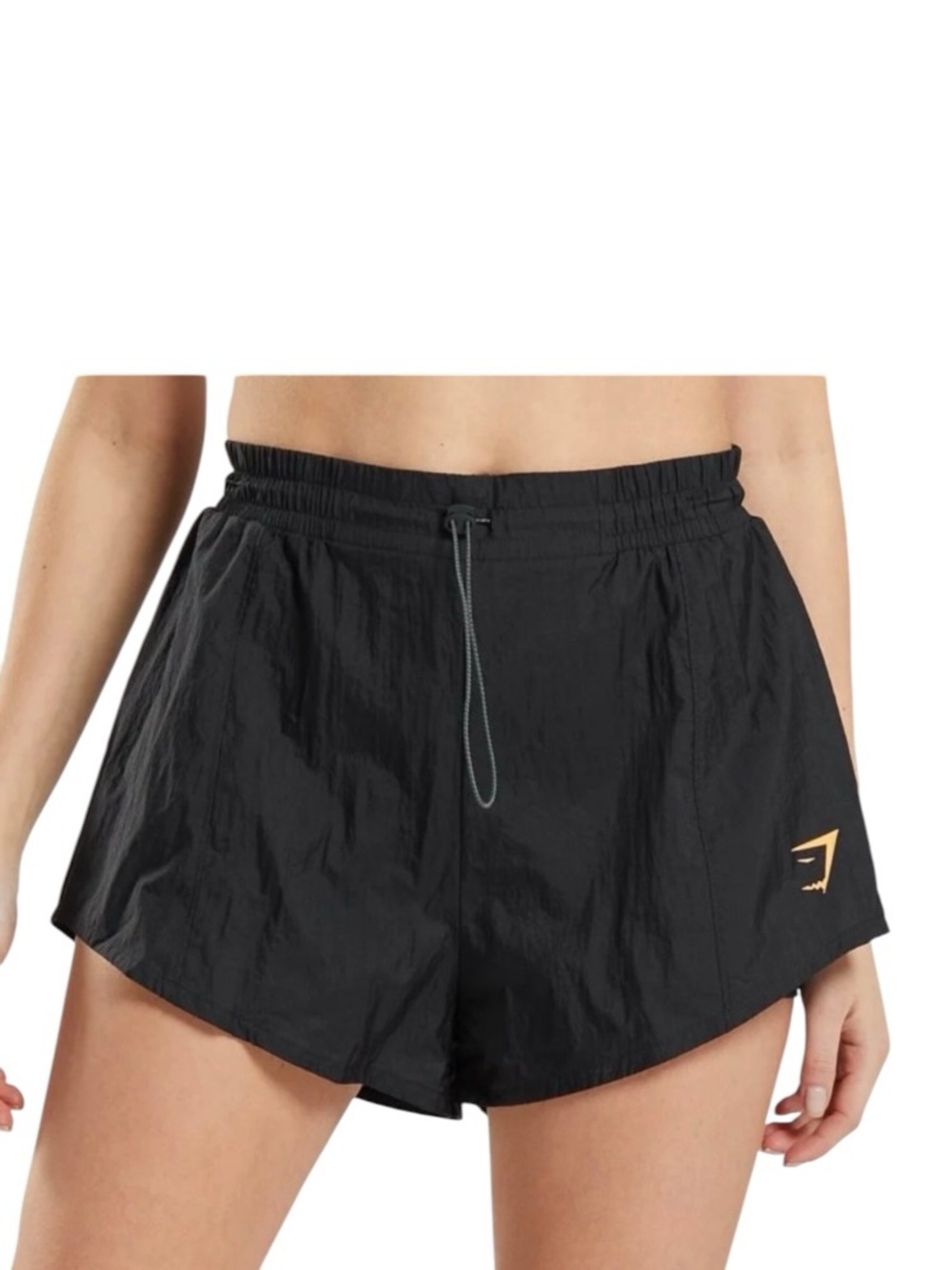 Gymshark Black Athletic Training Shorts with Logo size small